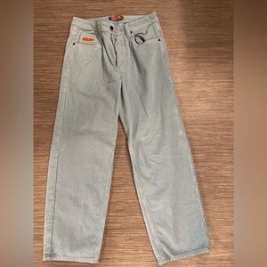 worn twice, blue corduroy empyre pants